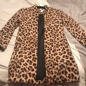 H&M leopard print jacket